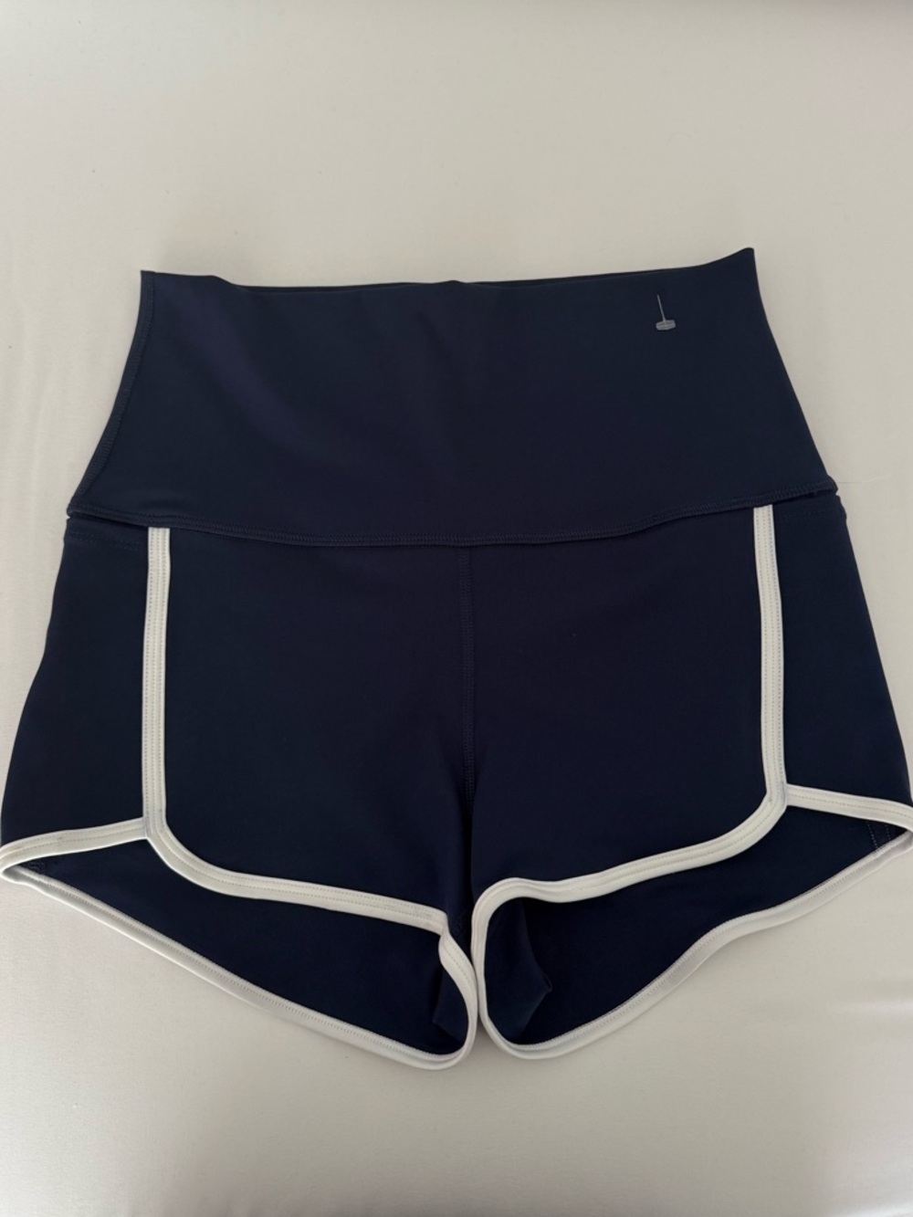 FREE PEOPLE FP movement Island Times shorts in Navy combo Size Medium - Picture 4 of 9